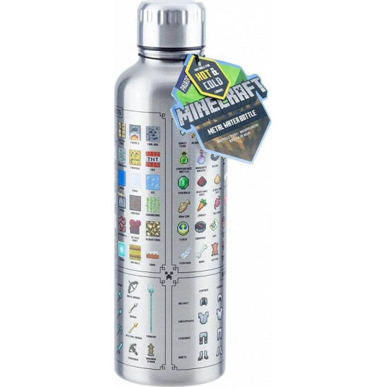 Paladone Minecraft Metal Water Bottle (PP7995MCF)