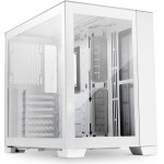 Lian Li PC-O11 Dynamic MINI Snow White - ATX / M-ATX / mini-ITX Steel Midi Tower Case Tempered Glass - (G99.O11DMI-S.00)