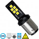 GloboStar ����� ����������� 1157 - BAY15D - P21/5W 2nd Generation Can-Bus Series LED 12 SMD 3030 8W 1200lm 360� DC 12V IP20 ����� ����� 6000K - (81248)