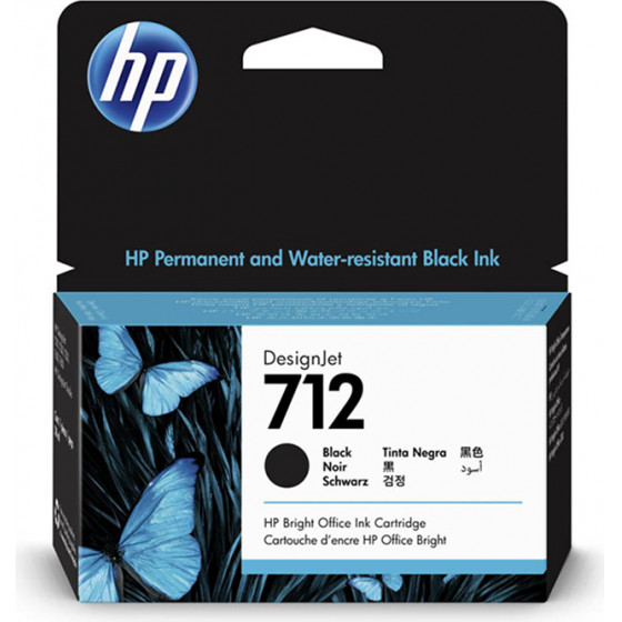 HP ������ Inkjet No.712 Black - (3ED70A)