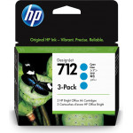 HP ������ Inkjet No.712 Cyan 3-Pack - (3ED77A)