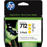 HP ������ Inkjet No.712 Yellow 3-Pack - (3ED79A)
