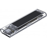 GEMBIRD USB 3.1 ENCLOSURE FOR M.2 NVMe DRIVES TRANSPARENT - (EE2280-U3C-02)