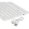 LAMTECH BT 5.0 KEYBOARD WITH IPAD AND MOBILE STAND WHITE - (LAM022117)