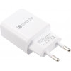 LAMTECH QUICK CHARGER USB3.0 18W WITH TYPE-C CABLE 1M WHITE - (LAM021998)