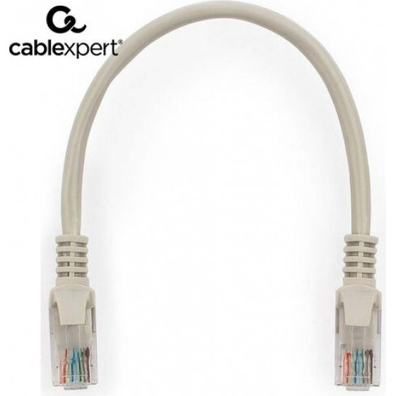 CABLEXPERT CAT5e UTP PATCH CORD GREY 0,25M - (PP12-0.25M)