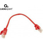 CABLEXPERT CAT5e UTP PATCH CORD RED 0,25M - (PP12-0.25M/R)