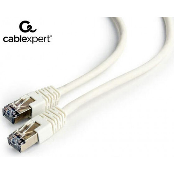 CABLEXPERT FTP CAT6 UTP PATCH CORD WHITE 0.25M - (PP6-0.25M/W)