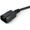 ENERGENIE UPS POWER STRIP 3 SCHUKO SOCKETS FUSED SWITCH 16A C14 0,6M BLACK - (EG-PSU3-01)