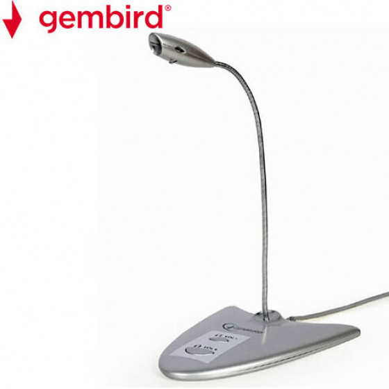 GEMBIRD USB DESKTOP MICROPHONE WITH INTEGRATED SOUND CARD - (MIC-DU-01)
