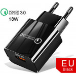 LAMTECH QUICK CHARGER USB3.0 18W BLACK - (LAM021943)