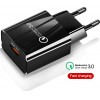 LAMTECH QUICK CHARGER USB3.0 18W BLACK - (LAM021943)