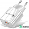 LAMTECH QUICK CHARGER USB3.0 18W WHITE - (LAM021950)