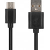 LAMTECH QUICK CHARGER USB3.0 18W WITH TYPE-C CABLE 1M BLACK - (LAM021981)