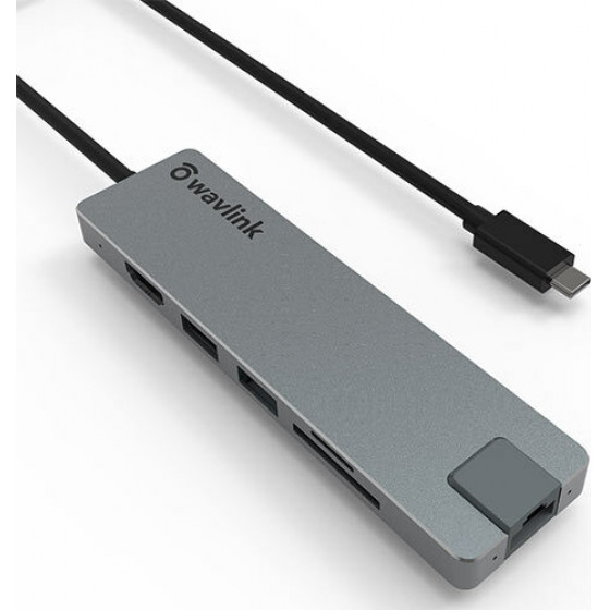 WAVLINK 7-IN-1 USB-C 3.1 TRAVELLING MINI DOCK - (WL-UHP3409)
