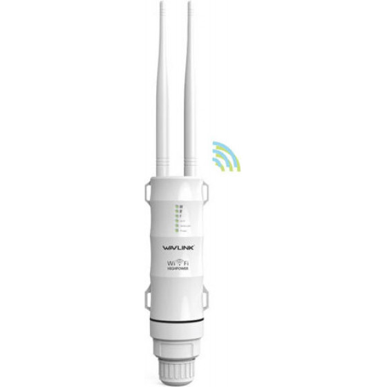 WAVLINK AC600 DUAL-BAND HIGH POWER OUTDOOR WIRELESS AP/RANGE EXTENDER/ROUTER WITH PoE & ANTENNAS - (WL-WN570HA1)