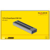DeLock hub 13x USB �� ��������� USB 3.0 5Gbps LED ���� - (63738)