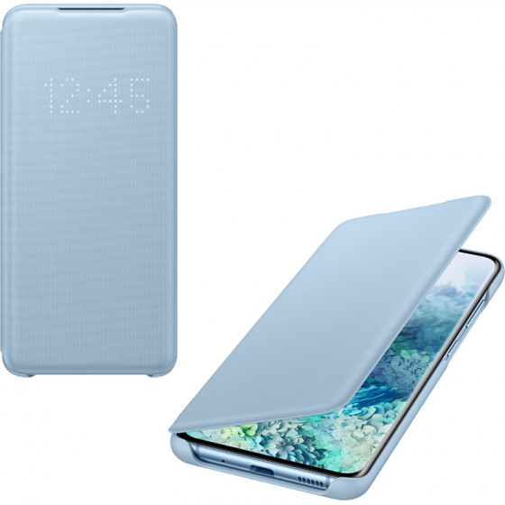 SAMSUNG ���� S20 G980 LED VIEW COVER SKY BLUE - (EF-NG980PLEGEU)