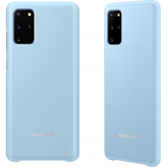 SAMSUNG ���� S20 PLUS G985 LED COVER SKY BLUE - (EF-KG985CLEGEU)