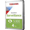 Toshiba S300 - Surveillance Hard Drive 3.5 4TB (CMR) - (HDWT140UZSVA)