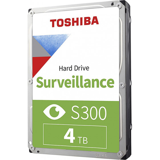 Toshiba S300 - Surveillance Hard Drive 3.5 4TB (CMR) - (HDWT140UZSVA)