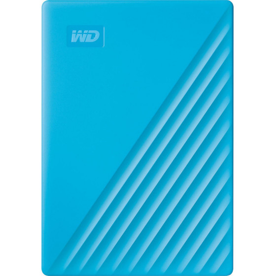 Western Digital My Passport 2TB External USB 3.2 Gen 1 Portable Hard Drive (Blue) - (WDBYVG0020BBL)