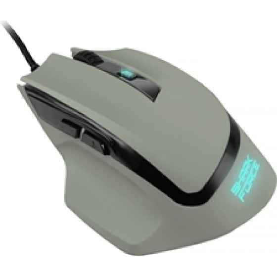Sharkoon Gaming Mouse Shark Force II, Wired, Usb, Optical, Gaming, Military Grey, 2YW. - (SHARK FORCE II MILITARY GREY)