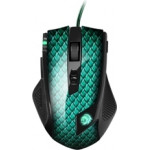 Sharkoon Gaming Mouse Wired, Usb, Optical, Gaming, Black/green, 2YW. - (DRAKONIA)