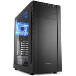 Sharkoon Pc Chassis Midi Tower Atx, Black, W/o Psu, 2x12cm Front Fan, 1x12cm Rear Fan, 2YW. - (S25-W)