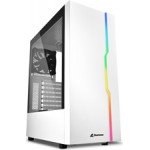 Sharkoon Pc Chassis Midi Tower Atx, White, W/o Psu, 1x12cm Rear Fan, 2YW. - (RGB SLIDER WHITE)