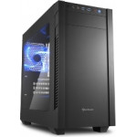 Sharkoon Pc Chassis Mini Tower Atx, Black, W/o Psu, 1x12cm Front Fan, 1x12cm Rear Fan, 2YW. - (S1000 WINDOW)