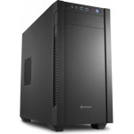 Sharkoon Pc Chassis Mini Tower Atx, Black, W/o Psu, 1x12cm Front Fan, 1x12cm Rear Fan, 2YW. - (S1000)