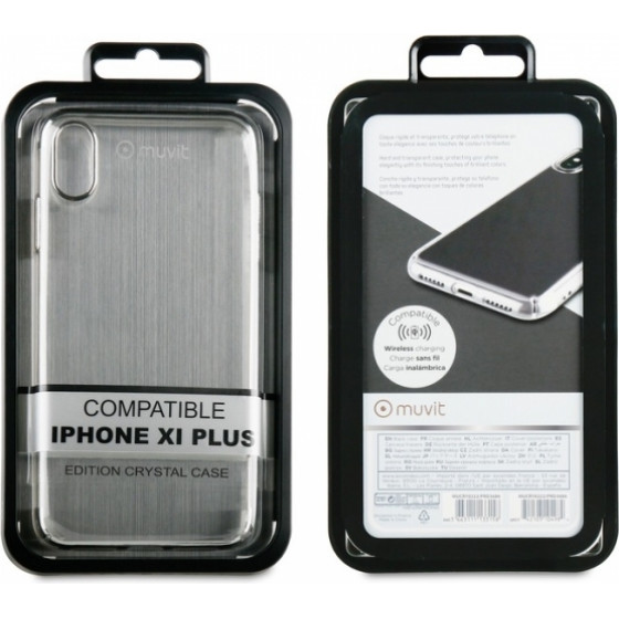 Muvit Tpu Crystal Iphone Xs Max Trans Backcover - (MUCRY0222)