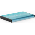 Gembird USB 3.0 2.5 Enclosure Brushed Aluminum Blue - (EE2-U3S-3-B)