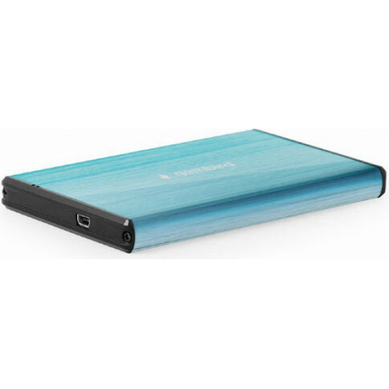 Gembird USB 3.0 2.5 Enclosure Brushed Aluminum Blue - (EE2-U3S-3-B)