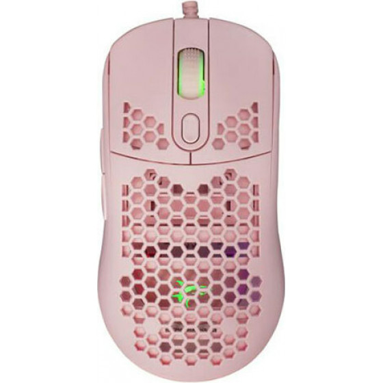 White Shark Mouse Galahad 6400 Dpi Pink - (GM-5007P)
