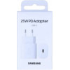 SAMSUNG WALL CHARGER USB-C 25W WHITE BLISTER - (EP-TA800NWEGEU)