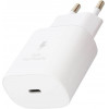 SAMSUNG WALL CHARGER USB-C 25W WHITE BLISTER - (EP-TA800NWEGEU)