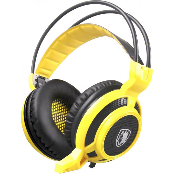 Motospeed H19 Yellow Wired Gaming Headset Yellow Color - (MT00197)
