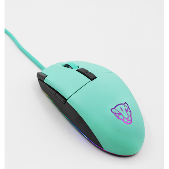 Motospeed V200 Wired Gaming Mouse Green - (MT00200)