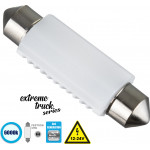 GloboStar ����� ����������� & �������� 42mm FESTOON - C5W 3rd Generation Can-Bus Extreme Truck Series LED 2 SMD 3030 3W 450lm 120� DC 12-24V IP20 ����� ����� 6000K - (81335)
