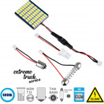 GloboStar ����� ����������� & �������� LED PCB PLATE - T10 - W5W - BA9S - T4W - FESTOON - C5W 3rd Generation Can-Bus Extreme Truck Series LED 48 SMD 5630 16W 2400lm 120� DC 12-24V IP20 ����� ����� 6000K - (81404)