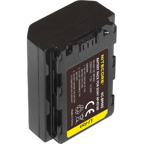 NiteCore �������� ��� SONY NP-FZ100, 7.2V , 2250mAh, 16.2Wh