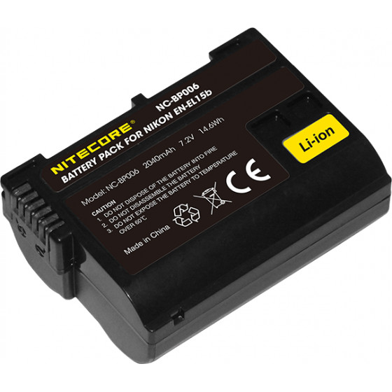 NiteCore �������� ��� Nikon EN-EL15b, 7.2V , 2040mAh, 14.6Wh