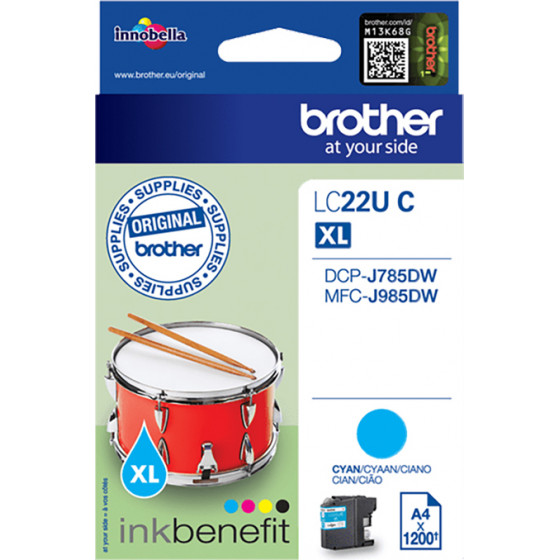 Brother ������ Cyan - (LC22UC)