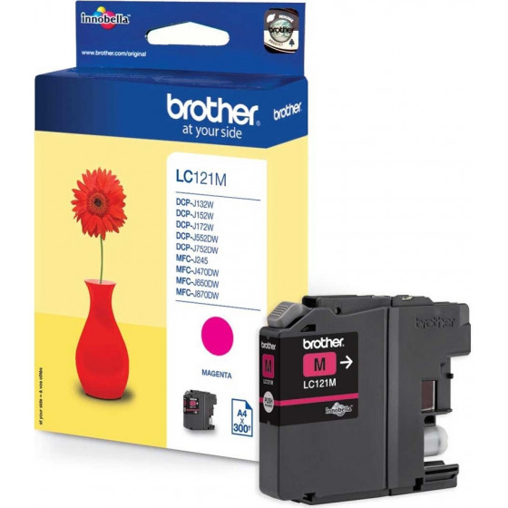 Brother ������ Inkjet LC-121M Magenta - (LC121M)