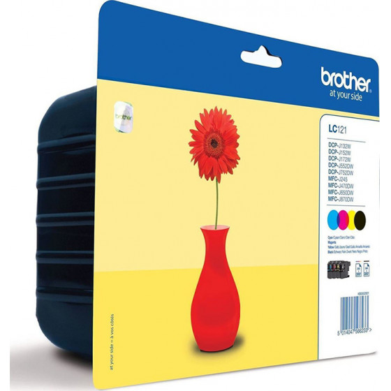 Brother ������ Inkjet LC-121VP Multipack - (LC121VALBPDR)