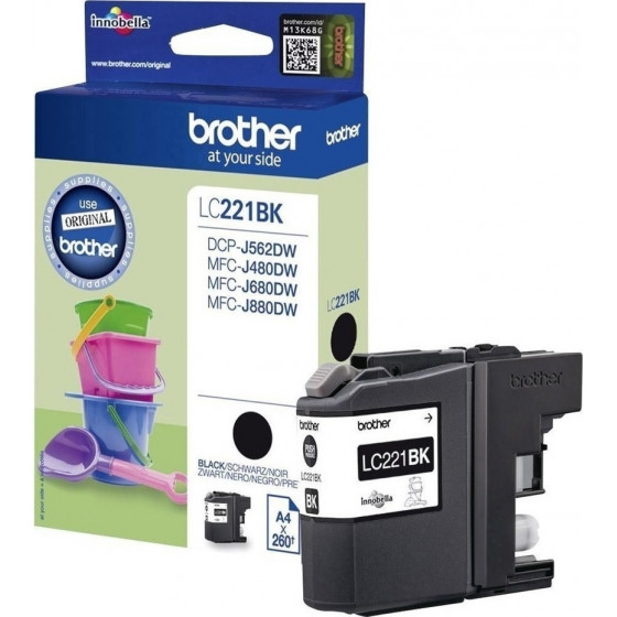 Brother ������ Inkjet LC-221 Black (LC-221BK) - (LC221BK)
