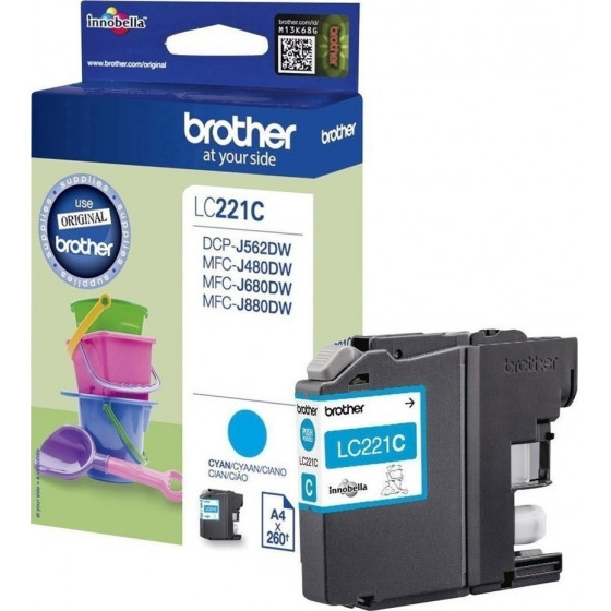 Brother ������ Inkjet LC-221 Cyan (LC-221C) - (LC221C)