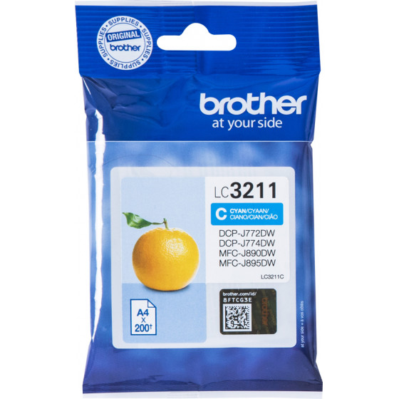 Brother ������ Inkjet LC-3211C Cyan (LC-3211C) - (LC3211C)
